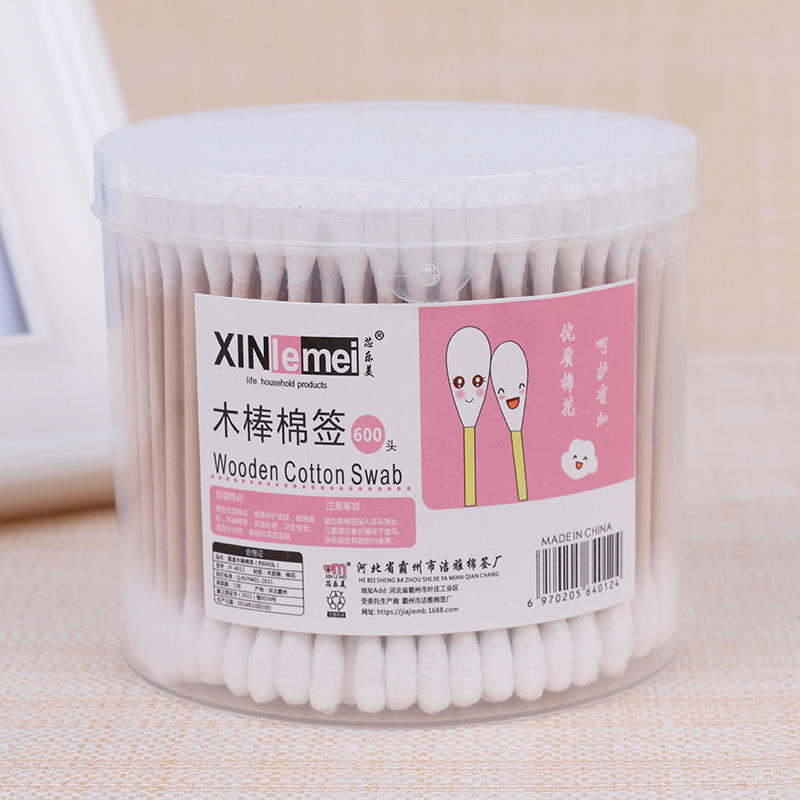 Wooden Baby Cotton Swab (500 Pcs) | Extra Soft Cotton Bud for Newborn Care