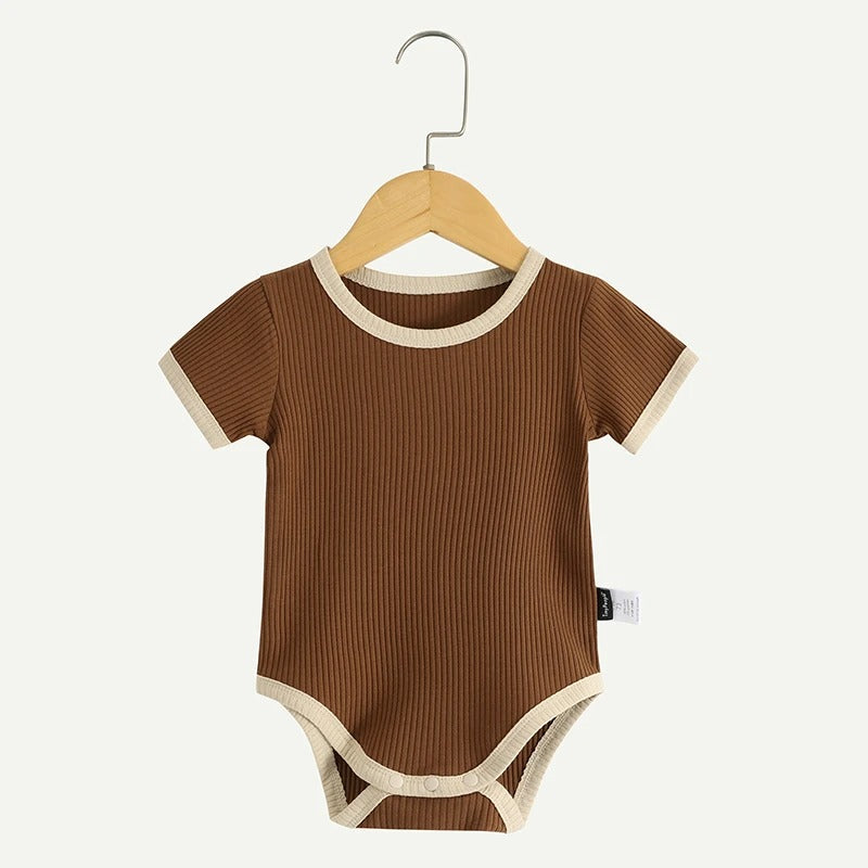 Imported Cotton Baby Romper ā Retro Style