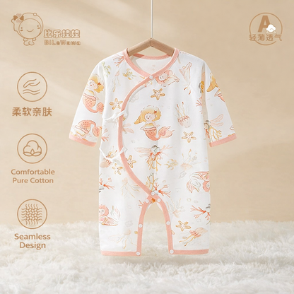 100% Pure Cotton Baby Romper Long Sleeves ( China )