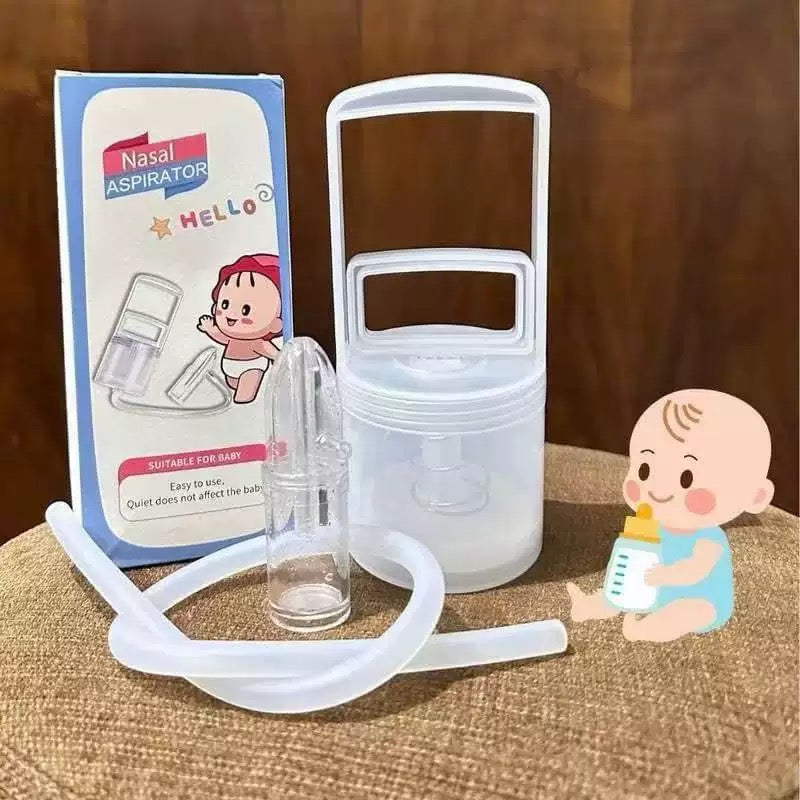 Baby Nasal Aspirator - Manual Nasal Cleaner for Newborns & Infants