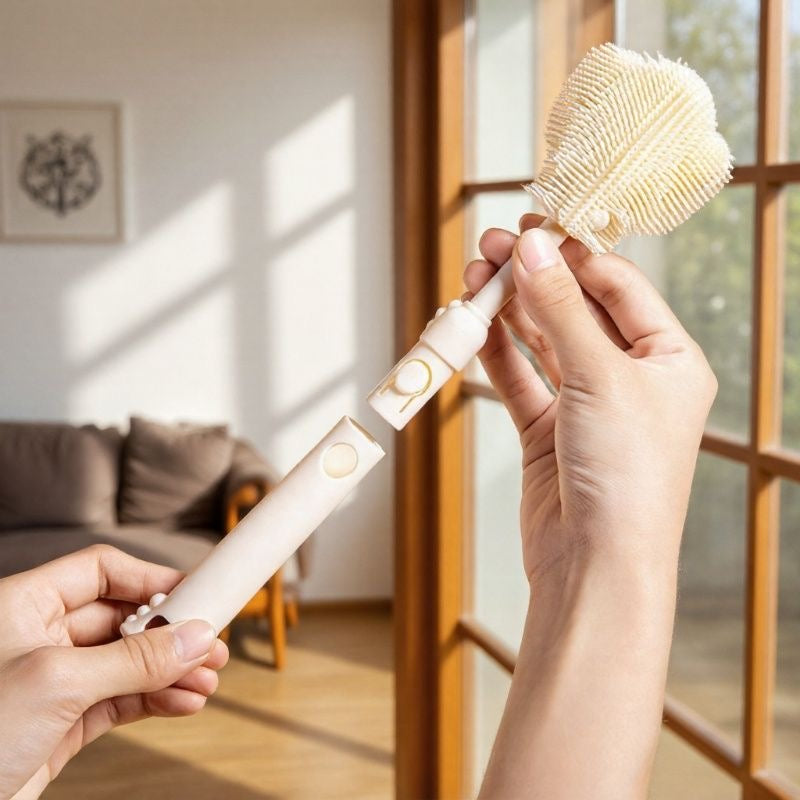 Silicone Baby Bottle Cleaning Brush Set with Storage Box