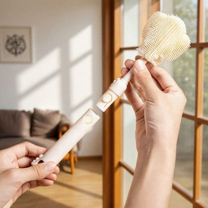 Silicone Baby Bottle Cleaning Brush Set with Storage Box
