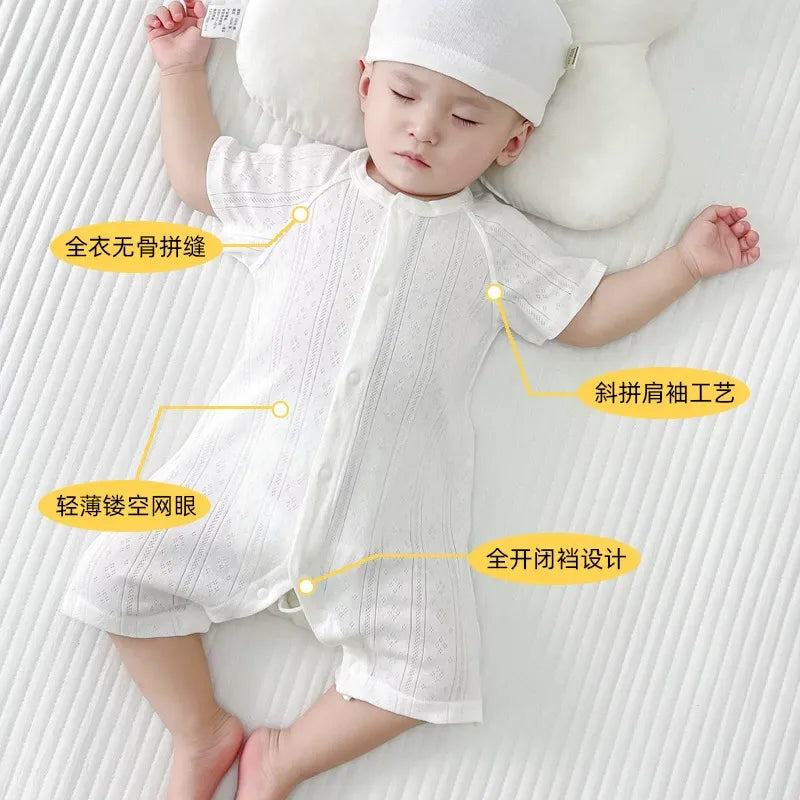 Baby Summer Jumpsuit Short-Sleeved (China)