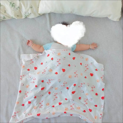 Soft 100% Cotton Baby Swaddle Blanket 83*83 CM— Breathable & Safe for Newborns