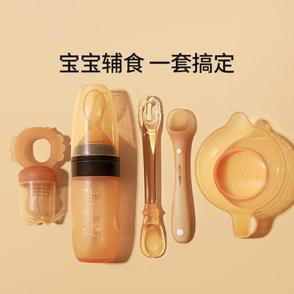 BPA Free Silicone Baby Feeding Set 6pcs ( 5 বছরের Quality Guarantee )