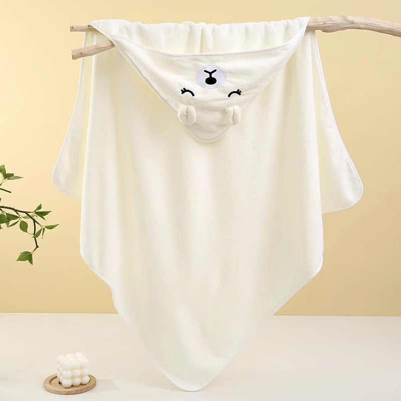 Soft Baby Hooded Bath Towel ( China )