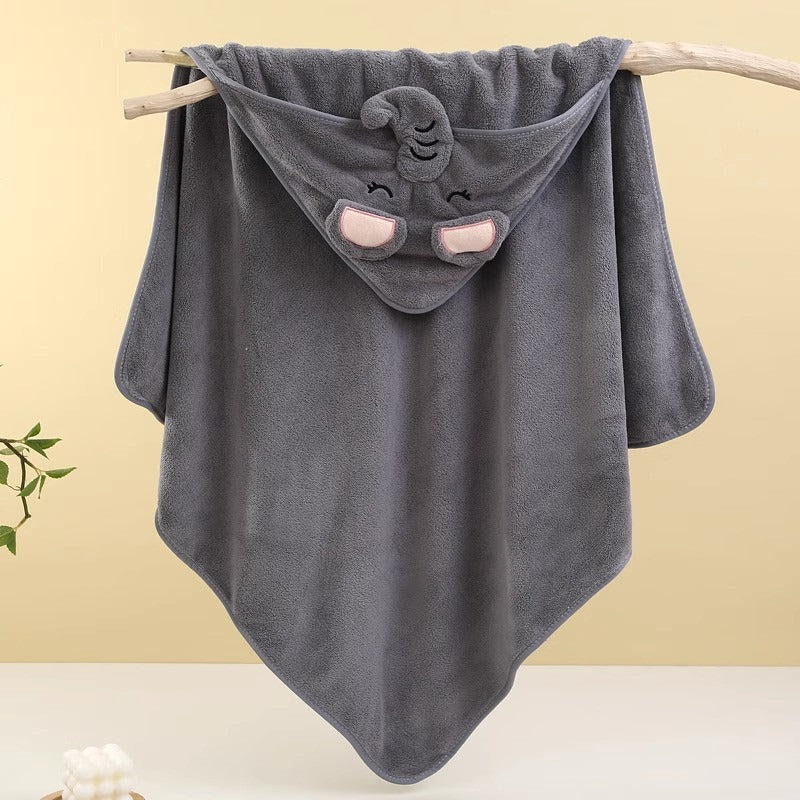 Soft Baby Hooded Bath Towel ( China )