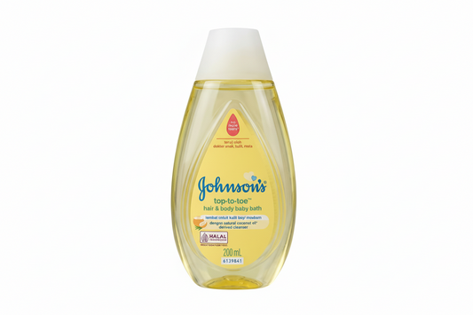 Johnson's Top to Toe Hair and Body Baby Bath 200 mL (Indonesia)