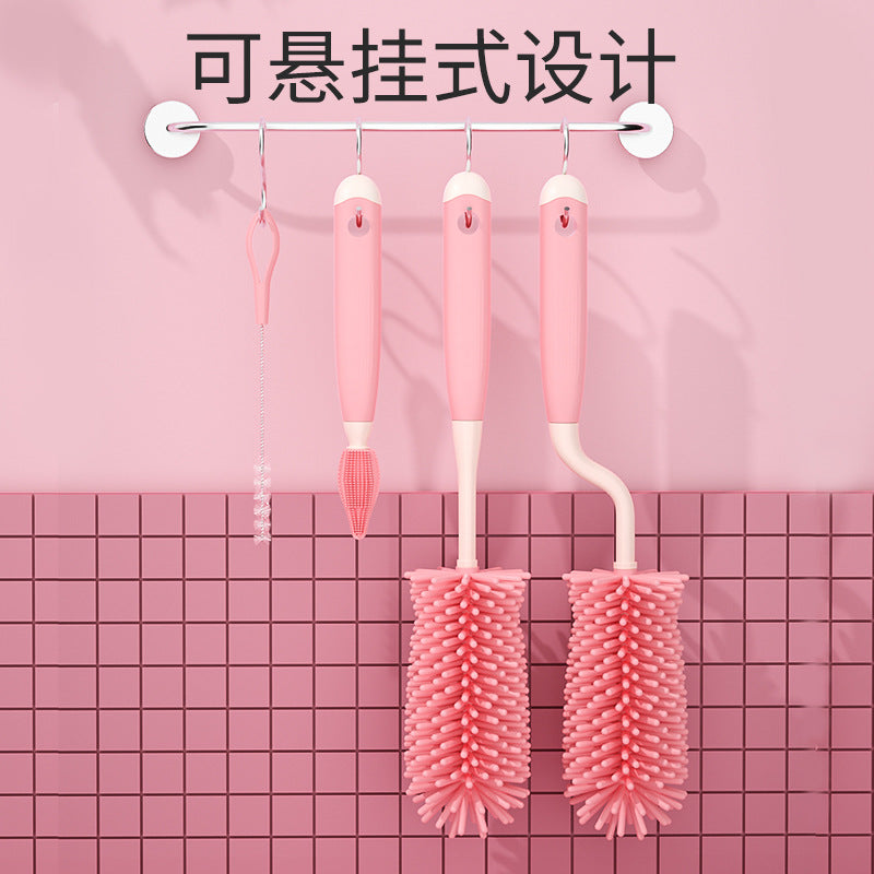 360° Silicone Baby Bottle Cleaning Brush
