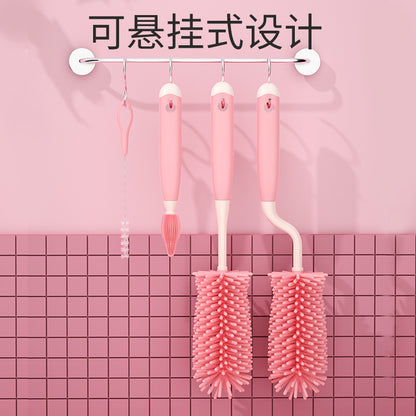 360° Silicone Baby Bottle Cleaning Brush