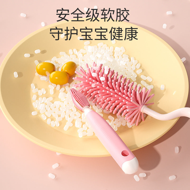 360° Silicone Baby Bottle Cleaning Brush