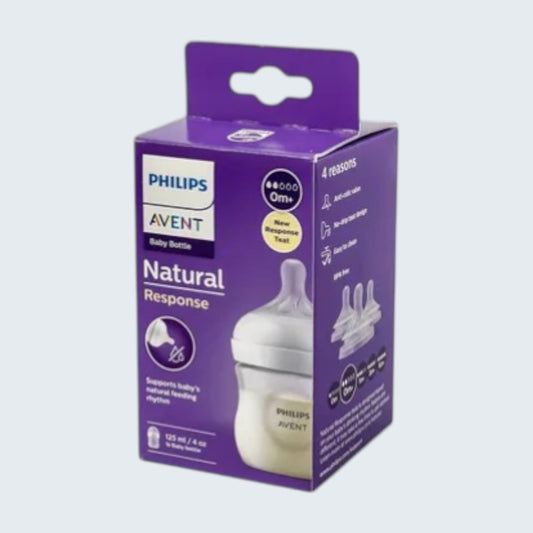 Philips Avent Natural Wide Neck Feeding Bottle 0m+ 125ml 1 pcs (Indonesia)