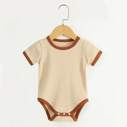 Imported Cotton Baby Romper – Retro Style