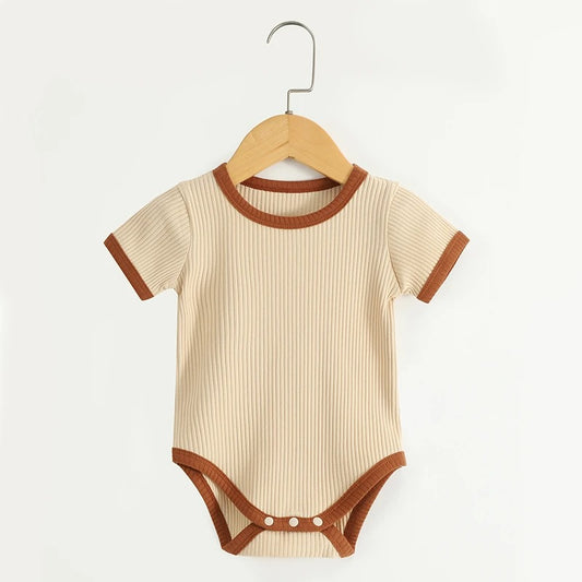 Imported Cotton Baby Romper – Retro Style