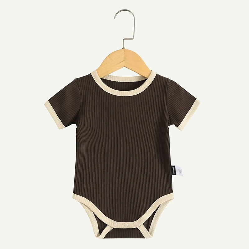Imported Cotton Baby Romper – Retro Style