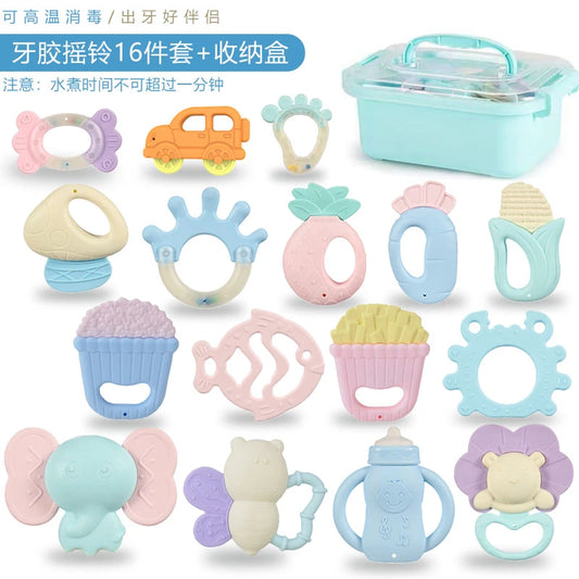 China Imported Baby Teething Rattle Toy for Newborns