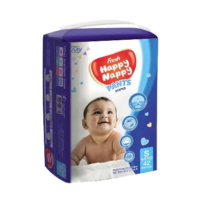 Fresh Happy Nappy Pant Diaper S (4-8 kg) 42pcs