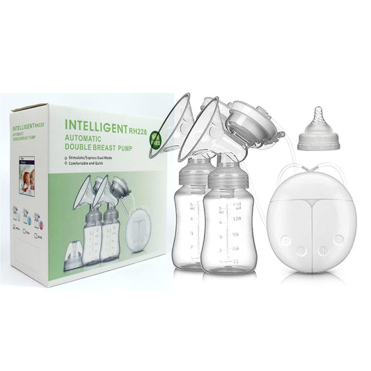 RH228 Intelligent Electric Dual Breast Pump 2-in-1 Massager & Suction