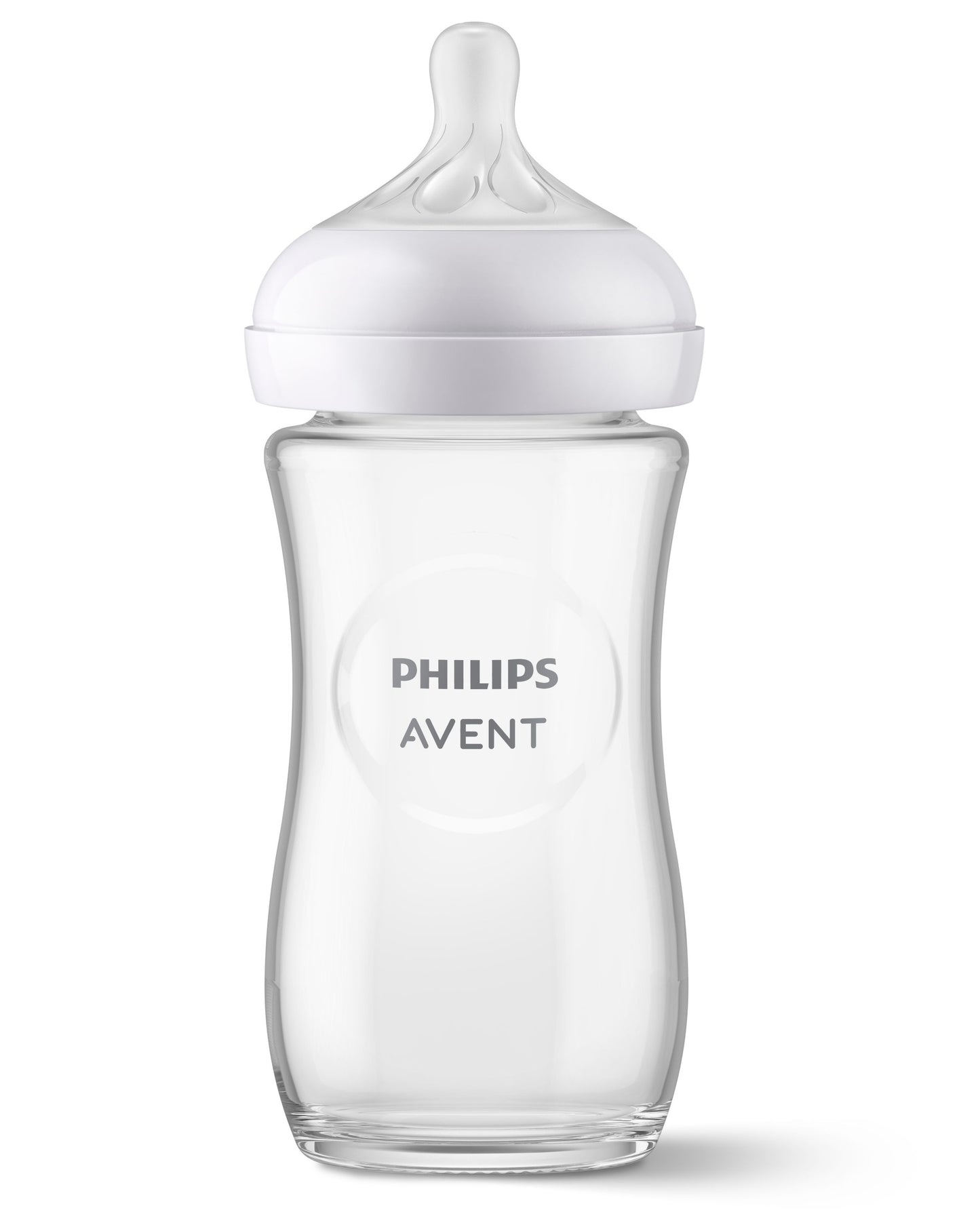 Philips Avent Natural Response Glass Baby Bottle 240 ml -  1m+