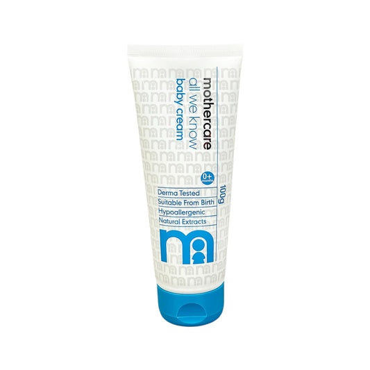 Mothercare All We Know Baby Cream 0m+ 100g (India)