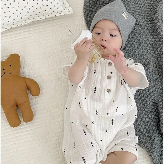 Imported Pure Cotton Baby Romper – Korean Style